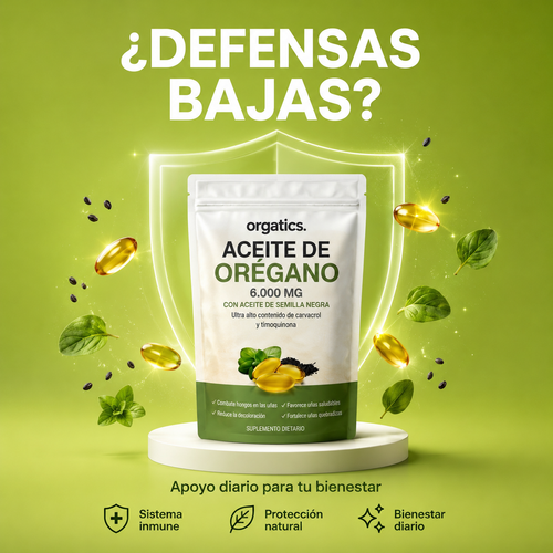 Cápsulas de Aceite de Orégano 6000mg + Semilla Negra